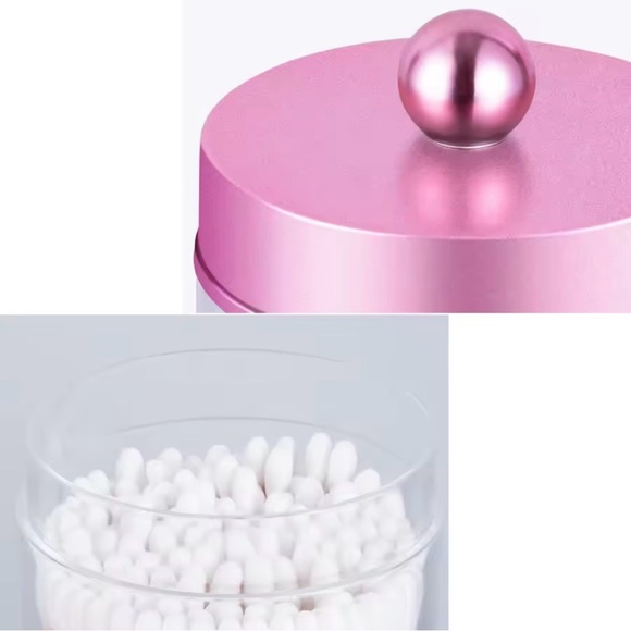 6 Pink Essentials Storage Jars Set - Picture 5 of 7